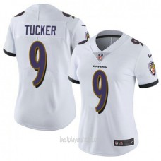 Justin Tucker Baltimore Ravens Womens Game White Jersey Bestplayer